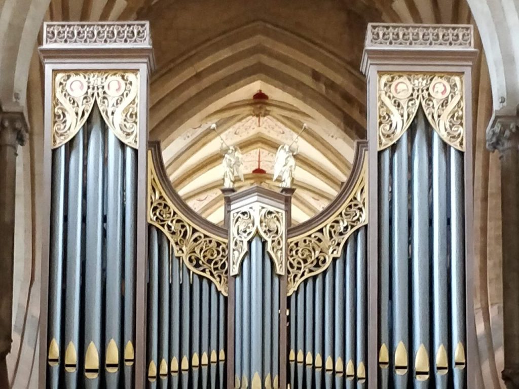 The Willis organ in Wells Cathedral