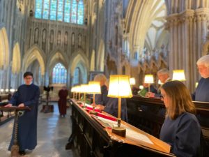 Evensong in the Quire, Alex conducting