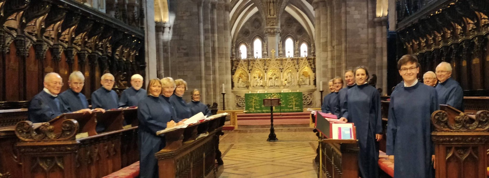 Happy (but hot!) memories of our summer residency at Hereford Cathedral